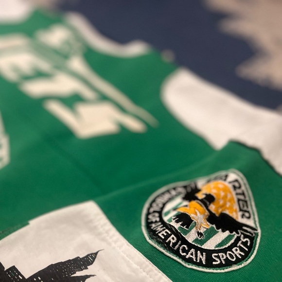 Extremely rare vintage 80’s blue tag STARTER NFL New York Jets skyline crewneck. - Picture 4 of 7